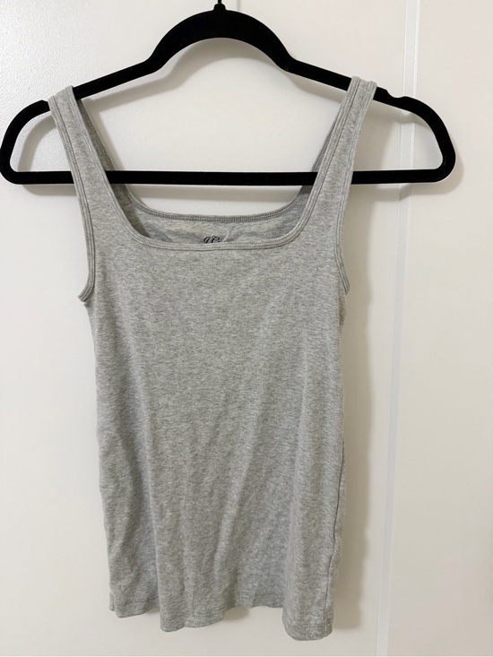 J. Crew Tops - J. Crew Light Gray Scoop Neck Tank Top
